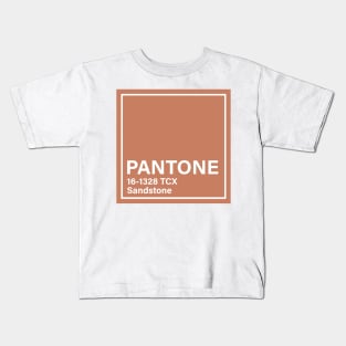 pantone 16-1328 TCX Sandstone Kids T-Shirt